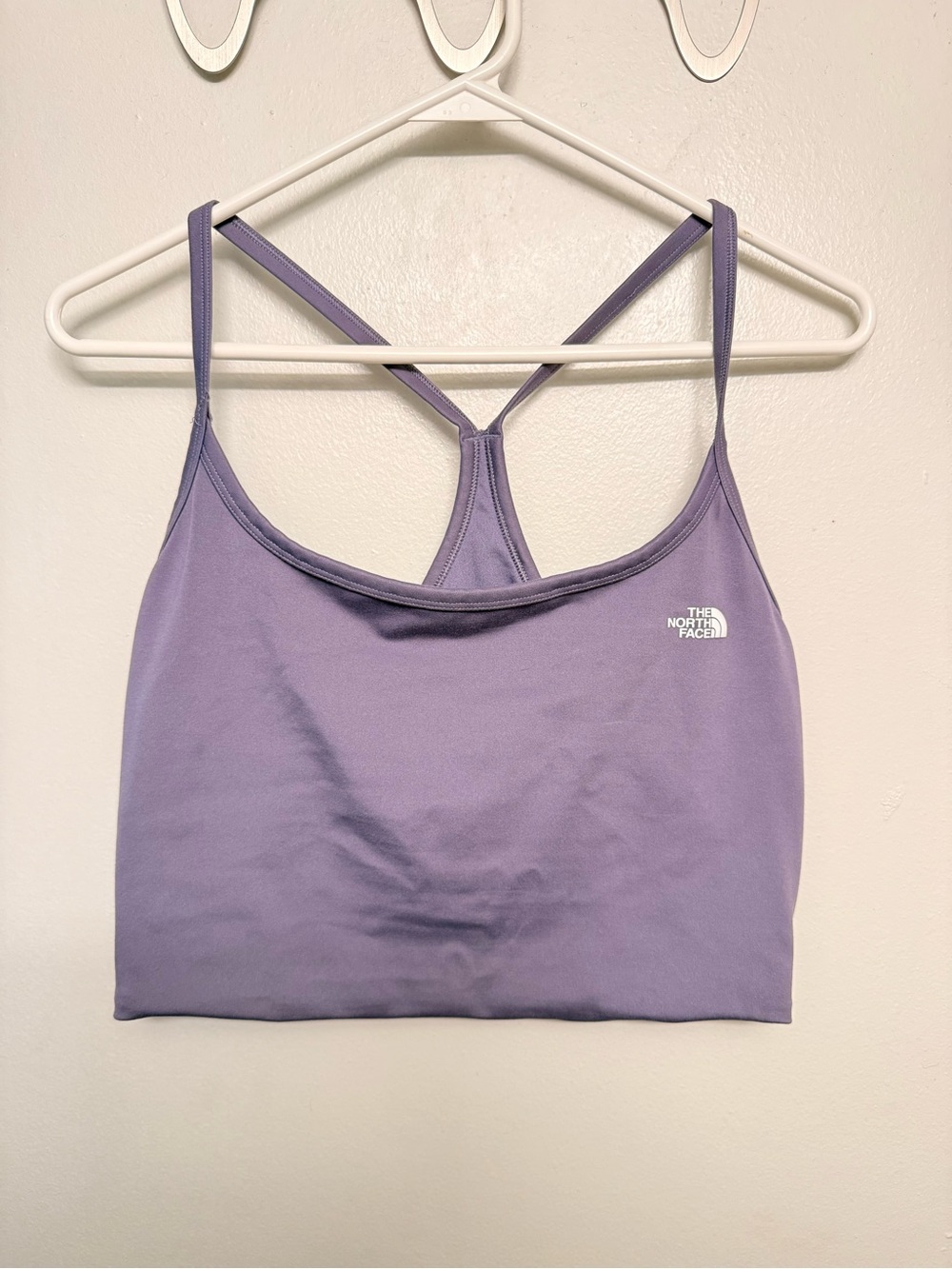 The North Face Women's Lavender Strappy Crop Sports Bra